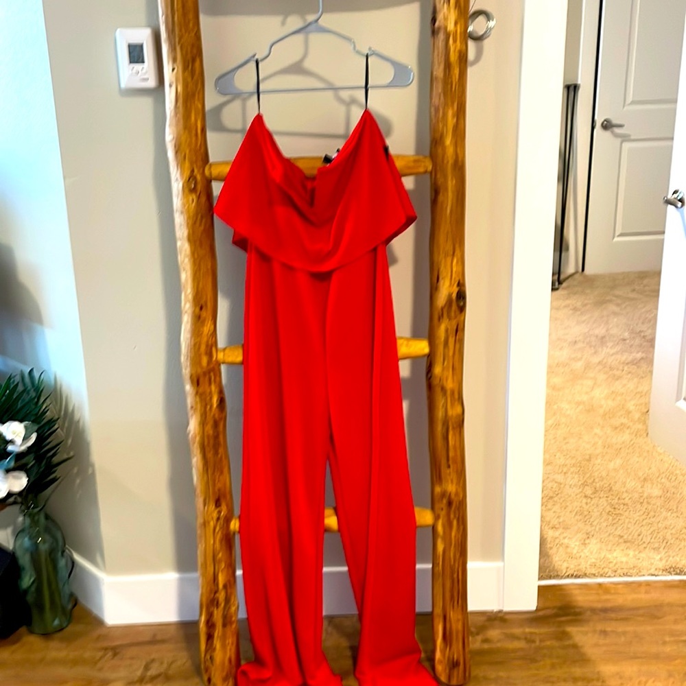 Long panted jumpsuit perfect for weddings!